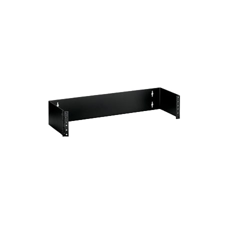 Leviton BRACKET HINGED WALLMOUNT, 3.5"H X 6"D 2-POSITION, BLACK 202059